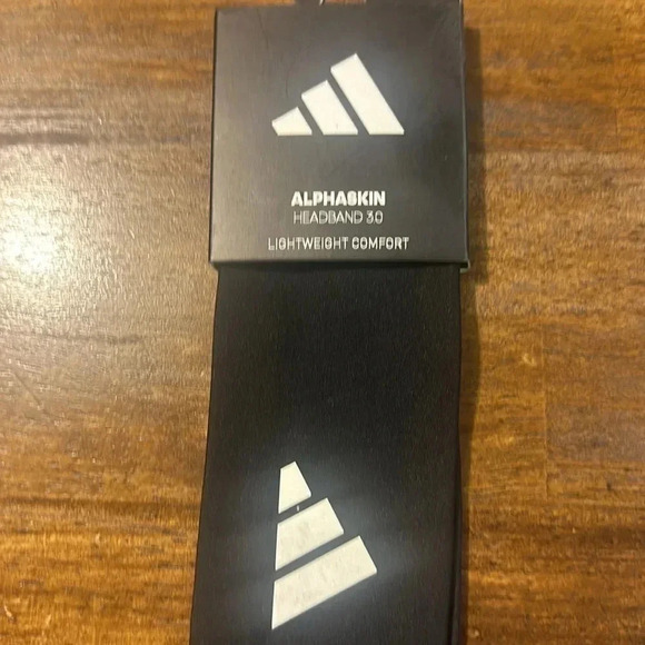 NWT Adidas Alphaskin Black Headband 3.0 - Picture 5 of 5